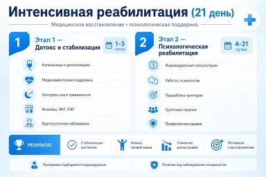 Реабилитация за 21 день в Аркадаке